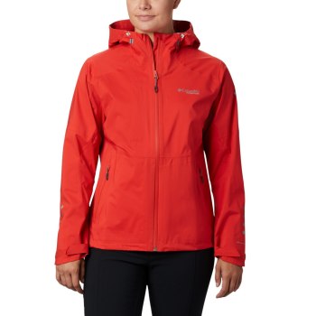 Columbia Jas Dames, Titan Pass 2.5L Shell Oranje, 25BOSRCLQ